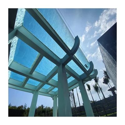 Εύκολη εγκατάσταση AUPOOL 50mm Διαυγές παχύ ακρυλικό γυάλινο φύλλο για εξατομικευμένο μέγεθος πισίνα