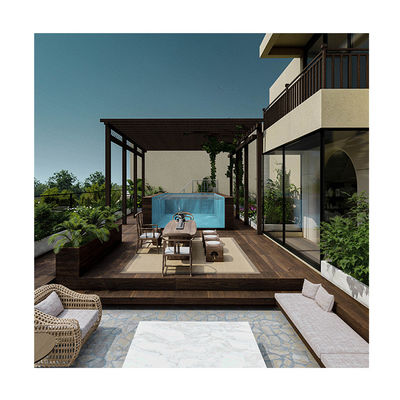 Διαφάνεια υψηλής μετάδοσης φωτός 92,5% Lucite Ακρυλική Prefab πισίνα για την αυλή του ξενοδοχείου