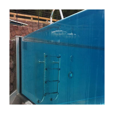 Ανεξίτηλη πισίνα γυαλί ίνες γυαλί Lap Pool Intex Κρυστάλλινη μπλε πολυεστέρα πισίνα