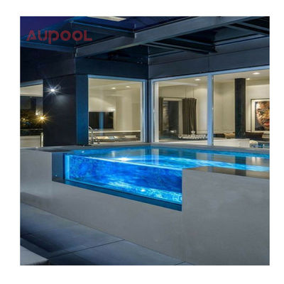 12μm 15μm διαυγές ακρυλικό φράχτη πισίνας για ξενοδοχείο βίλα σπίτι πίσω αυλή εξατομικευμένο