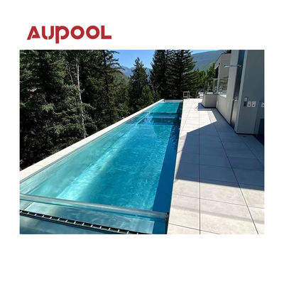 Υδραυλική πισίνα Ακρυλικό γυάλινο φύλλο Aupool 50Mm κυλίνδρος σήραγγας για το κήπο του εξορύγματος