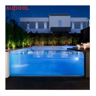 Ακρυλική πισίνα υψηλής μετάδοσης φωτός γυάλινη πισίνα κολύμβησης από την AUPOOL για το έργο πισίνας σας