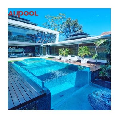 30-300mm πάχος Διαφανής ακρυλική πισίνα Aupool Custom Size για οικογενειακή διασκέδαση
