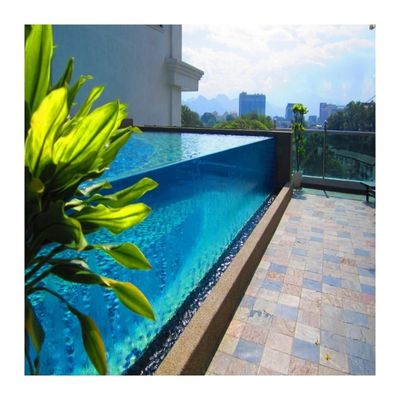 30-300mm πάχος Διαφανής ακρυλική πισίνα Aupool Custom Size για οικογενειακή διασκέδαση