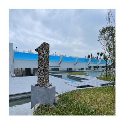 Εύκολη εγκατάσταση AUPOOL 50mm Διαυγές παχύ ακρυλικό γυάλινο φύλλο για εξατομικευμένο μέγεθος πισίνα