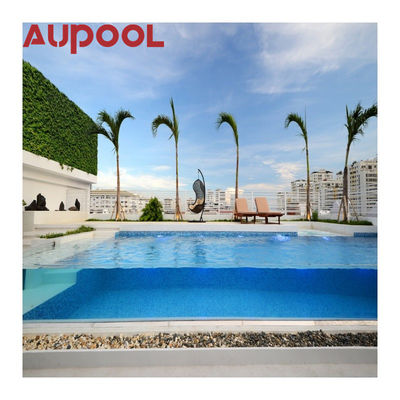 Ακρυλικό φύλλο Διαυγές χρώμα Υδροδρόμιο Spa Whirlpool Ατελείωτες πισίνες για εξωτερική δεξαμενή πισίνα