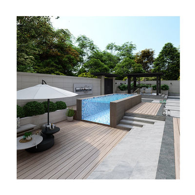 Εξωτερικό Super Clear Acrylic Panel Πίνακα παράθυρο πισίνα για πολυτελή βίλα πισίνα γυαλί
