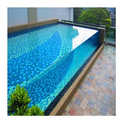 Ανεξίτηλη πισίνα γυαλί ίνες γυαλί Lap Pool Intex Κρυστάλλινη μπλε πολυεστέρα πισίνα