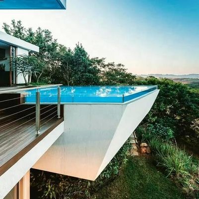Ακρυλική πισίνα ατελείωτη εσωτερική πισίνα ατελείωτης ατμόσφαιρας για φορητή ομάδα αναψυχής