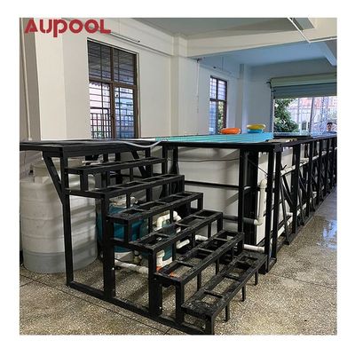 Υπηρεσία Κόψιμο Σιδηρουργική δομή Προσυσκευασμένη πισίνα με ακρυλικό παράθυρο 100 mm από AUPOOL OEM