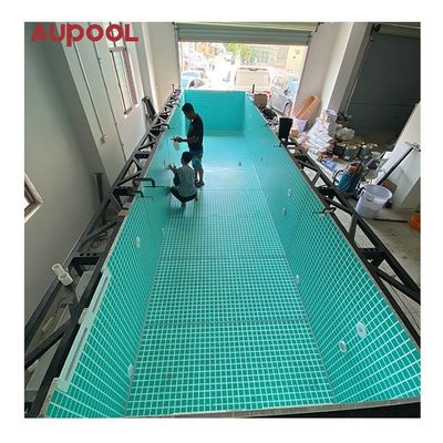 Υπηρεσία Κόψιμο Σιδηρουργική δομή Προσυσκευασμένη πισίνα με ακρυλικό παράθυρο 100 mm από AUPOOL OEM