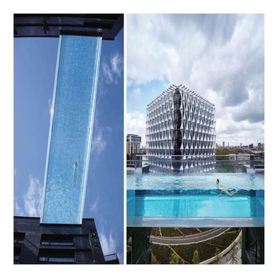 Ακρυλική Villa πισίνα 6ft Βαθιά Balboa Ελεγχόμενη ορθογώνια πάνω από το έδαφος πισίνα κολύμβησης