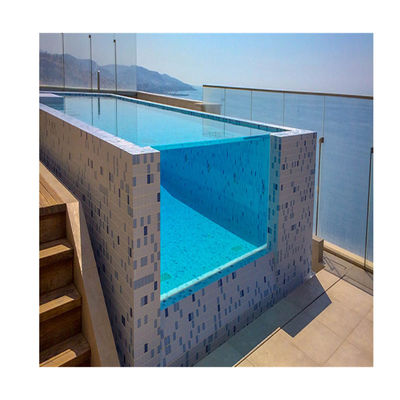 Διαφανής πισίνα Villa μέσα AUPOOL στυλ Ακρυλικό μασάζ Baby Spa πισίνα κολύμβησης