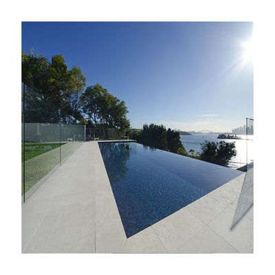 Ακρυλική πισίνα AUPOOL Κήπος Πυργική αυλή Ατελείωτο μακρύ κολύμπι Spa με κάλυψη και θέρμανση