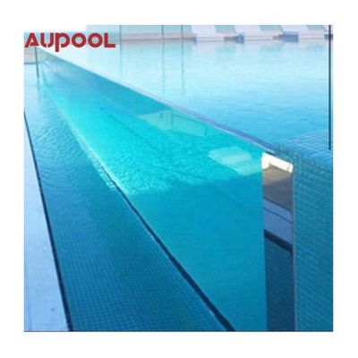 Ακρυλική πισίνα AUPOOL Κήπος Πυργική αυλή Ατελείωτο μακρύ κολύμπι Spa με κάλυψη και θέρμανση