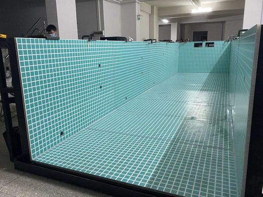 Ακρυλική πισίνα χωρίς σύνορα για ξενοδοχεία 43m3 Πισίνα χωρητικότητα νερού 3050KGS καθαρό βάρος