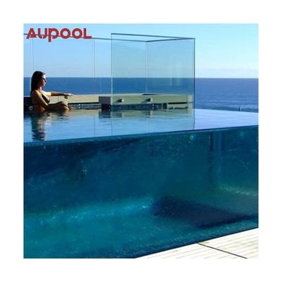 Απαιτήσεις πελατών Προσαρμοσμένη πάνω από το έδαφος πισίνα με πλαστική ακρυλική ίνες γυαλιού
