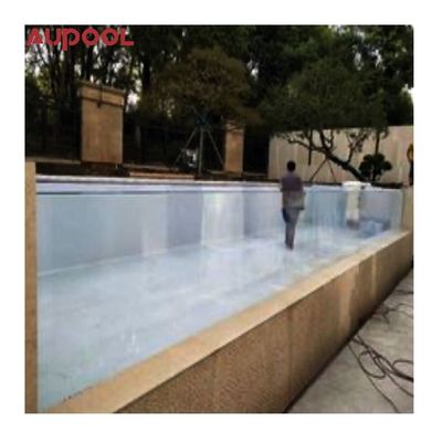 Σύγχρονο σχεδιασμό 8 μέτρα Jets Surfing Μασάζ σώματος Swim Spa με ατελείωτα ακρυλικά πάνελ