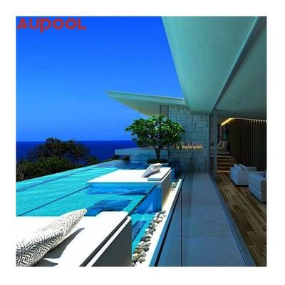 Σύγχρονο σχεδιασμό 8 μέτρα Jets Surfing Μασάζ σώματος Swim Spa με ατελείωτα ακρυλικά πάνελ