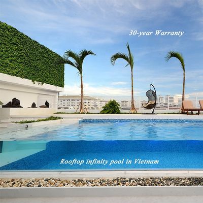 Κατασκευαστικό υλικό AUPOOL 30 έτη Ακρυλική πισίνα χωρίς κίτρινο χρώμα για την οροφή ξενοδοχείων του Βιετνάμ