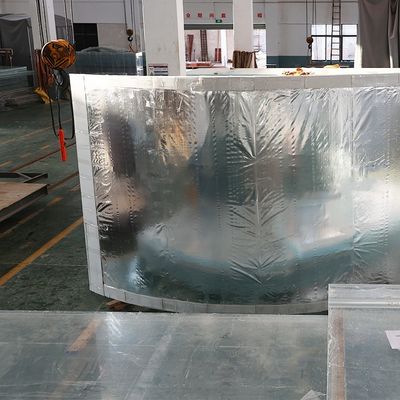 Ακρυλική κατασκευή Aupool εξωτερική ατελείωτη πισίνα με ανοιχτό παράθυρο
