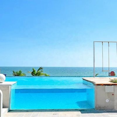 Ξενοδοχείο Custom Acrylic Glass Panel Φυτολιθική πισίνα με 100% Virgin PMMA Aupool