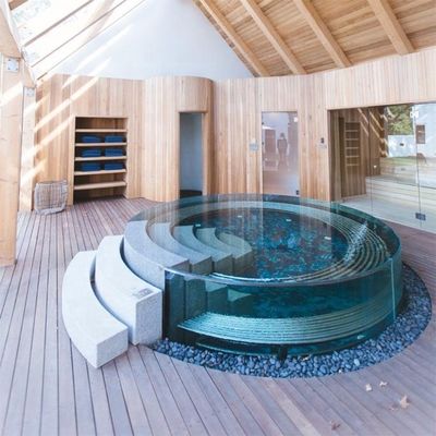 Ξενοδοχείο Custom Acrylic Glass Panel Φυτολιθική πισίνα με 100% Virgin PMMA Aupool