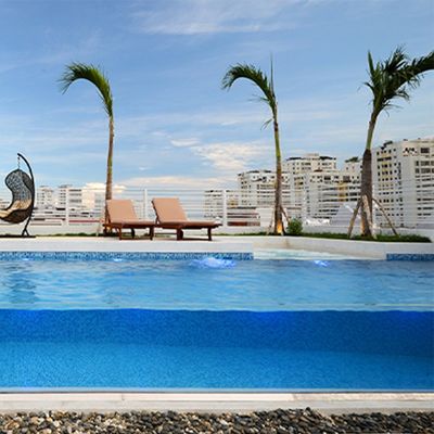 Υψηλότερη οικογενειακή πισίνα Ακρυλική πάνω από το έδαφος πισίνες για υπαίθρια ψυχαγωγία