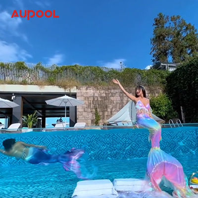Διαφανές 100Mm Swimming Pool τοίχος κάτω και πλευρικό πάνελ για πισίνα από Aupool