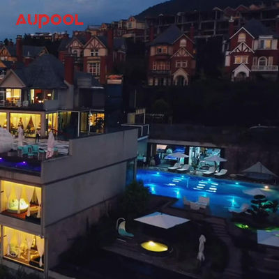 Διαφανές 100Mm Swimming Pool τοίχος κάτω και πλευρικό πάνελ για πισίνα από Aupool