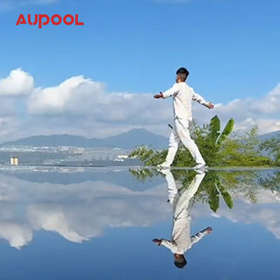 Διαφανές 100Mm Swimming Pool τοίχος κάτω και πλευρικό πάνελ για πισίνα από Aupool