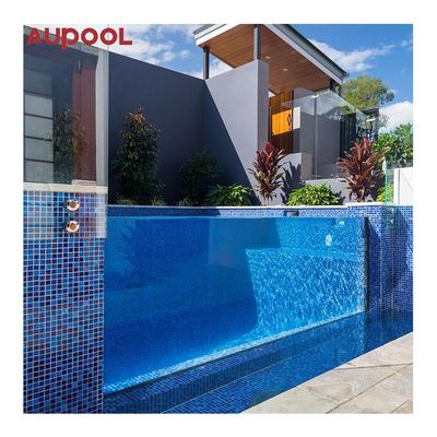 Ακρυλική ίνες γυαλιού πάνω από το έδαφος Sky Pool για εξωτερική πολυτέλεια εμπειρία ωκεανότατο