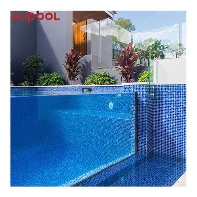 Ακρυλική ίνες γυαλιού πάνω από το έδαφος Sky Pool για εξωτερική πολυτέλεια εμπειρία ωκεανότατο